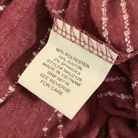 NY Collection Crop Front Tie Top Size 3X New With Tags - Picture 7 of 7